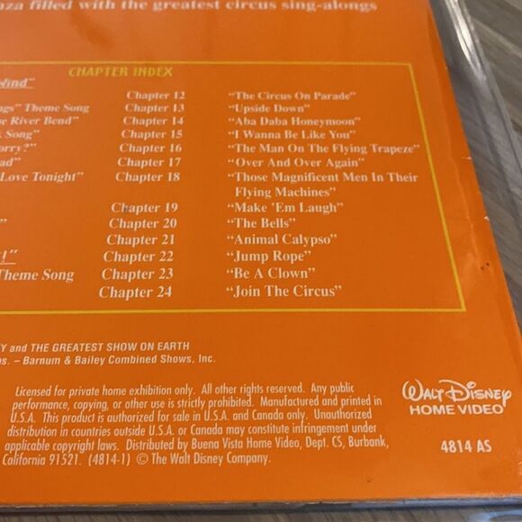 Disney sing-along songs Pocahontas display music - Picture 7 of 7